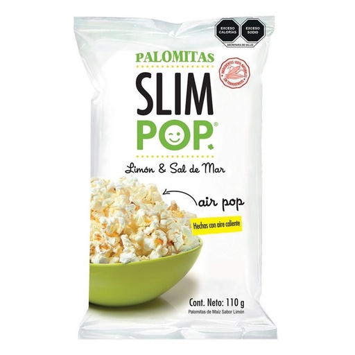 Palomitas SLIM Pop Limón Y Sal De Mar (bolsa)