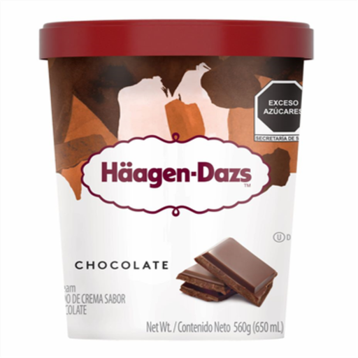 Helado de Chocolate Haagen Dazs (473ml)