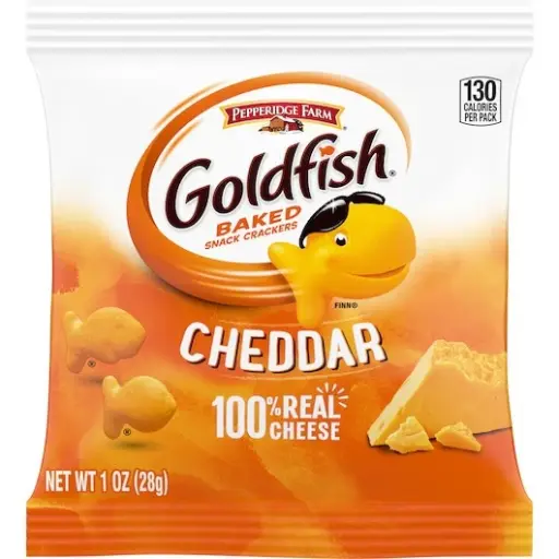 Mini Cheddar Galletas Goldfish (bolsa)